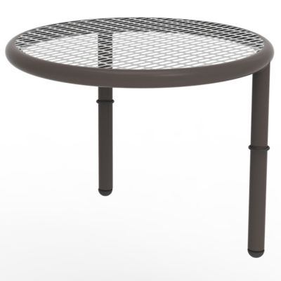 Vondom Kes Embedded Round Table - Color: Bronze - 64010-Bronze