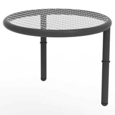 Vondom Kes Embedded Round Table - Color: Black - 64010-Anthracite