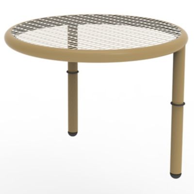 Vondom Kes Embedded Round Table - Color: Beige - 64010-Beige