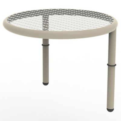 Vondom Kes Embedded Round Table - Color: Beige - 64010-Ecru