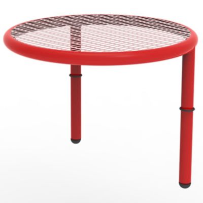 Vondom Kes Embedded Round Table - Color: Red - 64010-Red