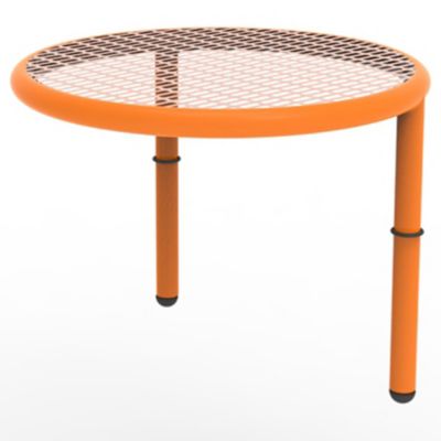 Vondom Kes Embedded Round Table - Color: Orange - 64010-Orange