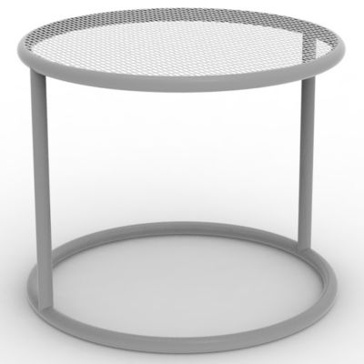 Vondom Kes Round Table - Color: Silver - 64008-Steel