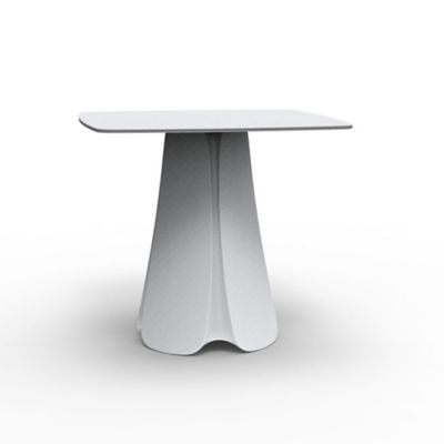 Vondom Pezzettina Table and Base - Color: White - 56013-WHITE