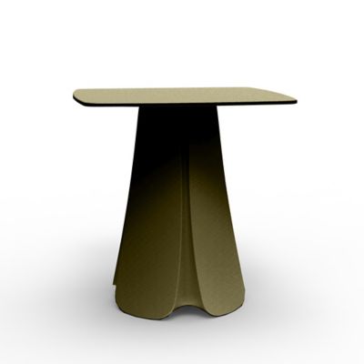 Vondom Pezzettina Table and Base - Color: Beige - 56013-KHAKI