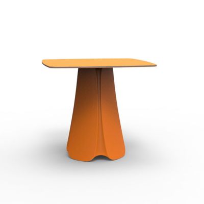 Vondom Pezzettina Table and Base - Color: Orange - 56013-ORANGE