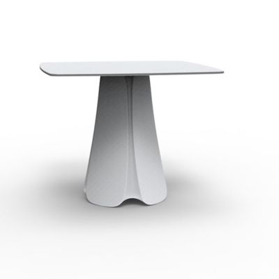 Vondom Pezzettina Table and Base - Color: White - 56014-WHITE