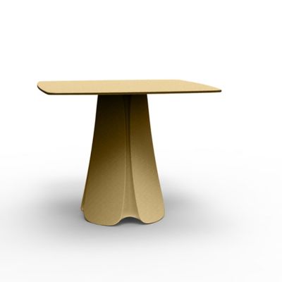 Vondom Pezzettina Table and Base - Color: Beige - 56014-BEIGE