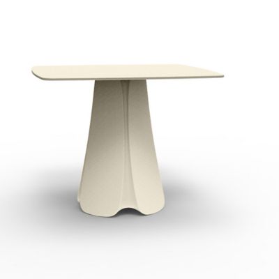 Vondom Pezzettina Table and Base - Color: Beige - 56014-ECRU