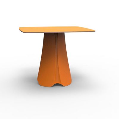 Vondom Pezzettina Table and Base - Color: Orange - 56014-ORANGE