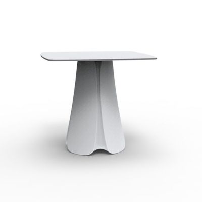 Vondom Pezzettina Table and Base - Color: White - 56013F-WHITE