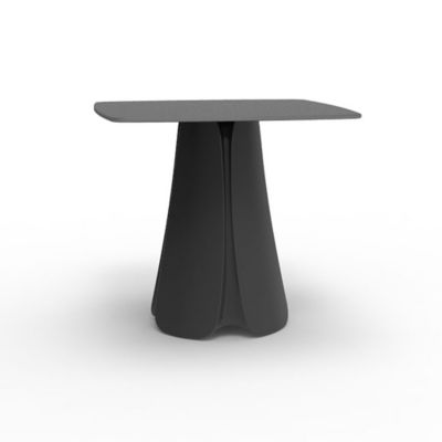 Vondom Pezzettina Table and Base - Color: Black - 56013F-ANTHRACITE