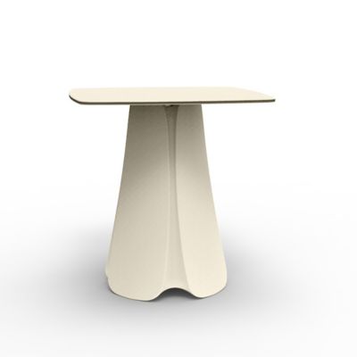 Vondom Pezzettina Table and Base - Color: Beige - 56013F-ECRU