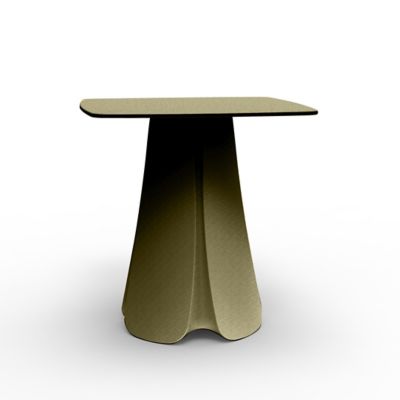 Vondom Pezzettina Table and Base - Color: Beige - 56013F-KHAKI