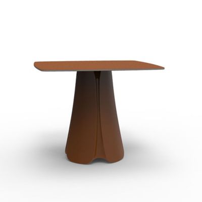 Vondom Pezzettina Table and Base - Color: Bronze - 56014F-BRONZE