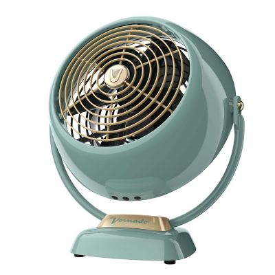 Vornado VFAN Jr. Vintage Table Fan in Green, 5 Blades