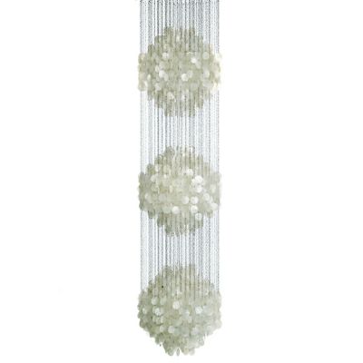 Verpan Fun 3DM Chandelier - Color: White - Size: 3 light - 114508