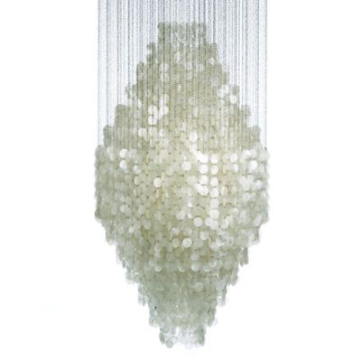 Verpan Fun 8DM Chandelier - Color: White - Size: 3 light - 114509