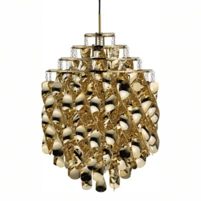 Verpan Spiral SP01 Pendant Light - Color: Gold - Size: 1 light - 114511