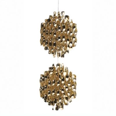 Verpan Spiral SP2 Pendant Light - Color: Gold - Size: 2 light - 114516