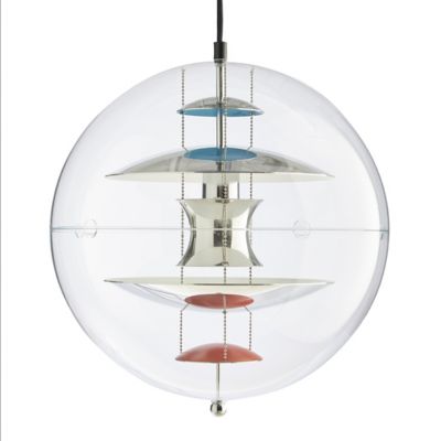 Verpan VP Globe Pendant Light - Color: Clear - Size: 1 light - 100139