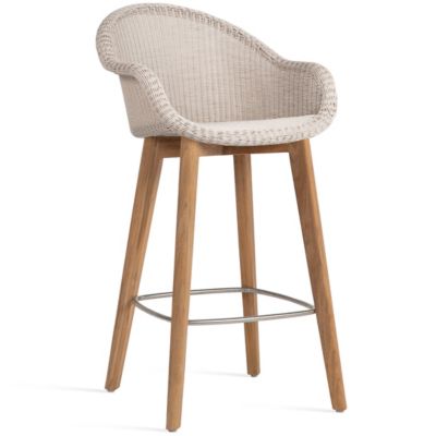 Vincent Sheppard Edgard Outdoor Stool - Color: White - Size: Counter - GP06