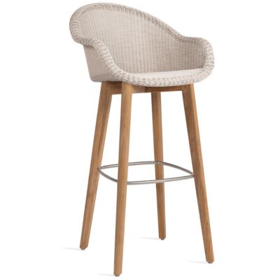 Vincent Sheppard Edgard Outdoor Stool - Color: White - Size: Bar - GP091S00