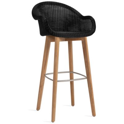 Vincent Sheppard Edgard Outdoor Stool - Color: Black - Size: Bar - GP091S02