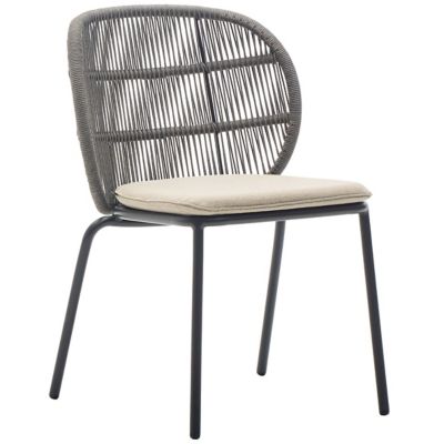 Vincent Sheppard Kodo Outdoor Dining Chair - Color: Grey - KIT-GD041S033-P0