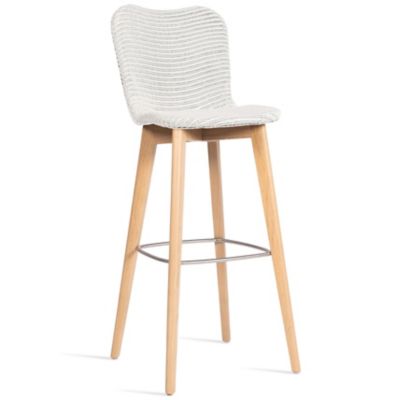 Vincent Sheppard Lily Stool - Color: White - Size: Bar - BS003P024