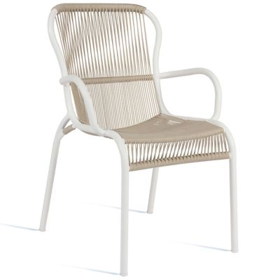 Vincent Sheppard Loop Outdoor Dining Chair - Color: White - GD078S015