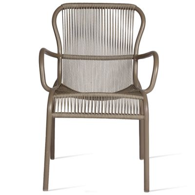 Vincent Sheppard Loop Outdoor Dining Chair - Color: Brown - GD078S011