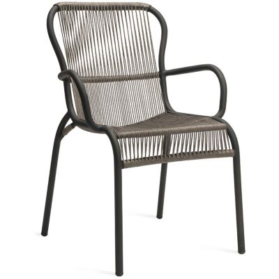 Vincent Sheppard Loop Outdoor Dining Chair - Color: Grey - GD078S033