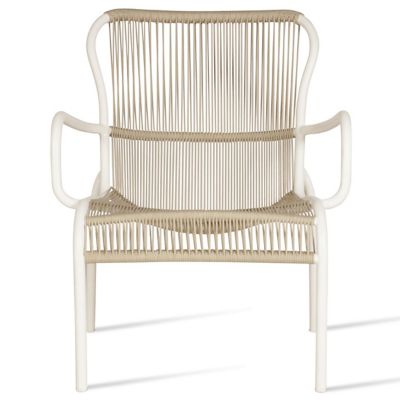 Vincent Sheppard Loop Outdoor Lounge Chair - Color: White - GC079S015