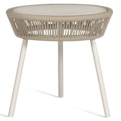 Vincent Sheppard Loop Outdoor Side Table - Color: White - GT065S015