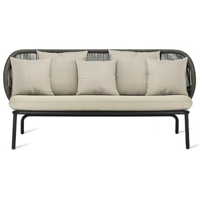 Vincent Sheppard Kodo Outdoor Lounge Sofa - Color: Grey - KIT-GC043S033-P03