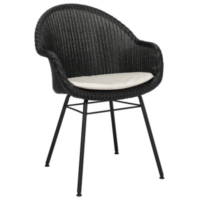 Vincent Sheppard Avril Steel Base Dining Chair - Color: Black - KIT-DC075P0