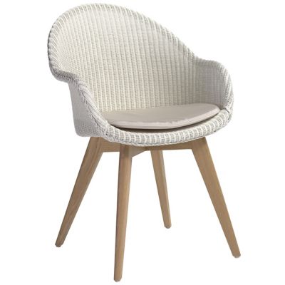 Vincent Sheppard Avril Oak Base Dining Chair - Color: White - KIT-DC074I024