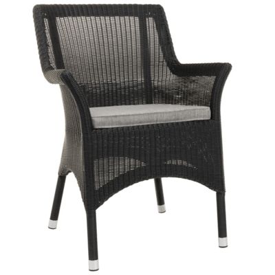 Vincent Sheppard Bordeaux Dining Arm Chair - Color: Black - KIT-GD003S023-A