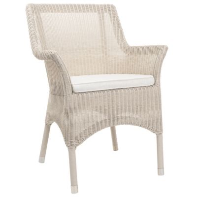 Vincent Sheppard Bordeaux Dining Arm Chair - Color: White - KIT-GD003S007-A