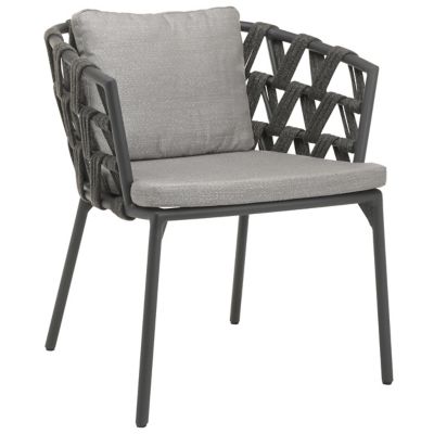 Vincent Sheppard Leo Dining Arm Chair - Color: Grey - KIT-GD075S013-S2121