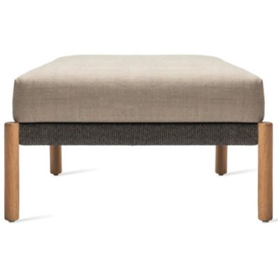 Vincent Sheppard Lento Outdoor Modular Ottoman with Cushion - Color: Beige 