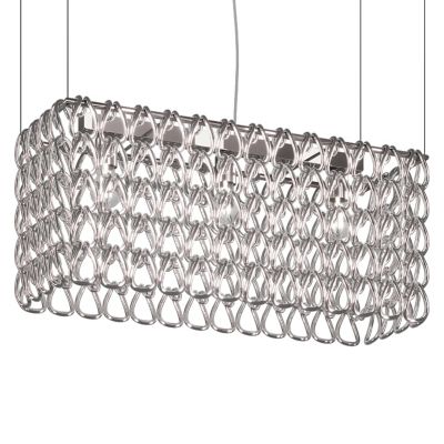 Vistosi Minigiogali RE2 Linear Chandelier - Color: Clear - Size: 3 light - 