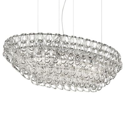 VST1640283 Vistosi Giogali OV1 Linear Chandelier - Color: Cle sku VST1640283