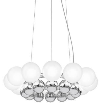 Vistosi 24 Pearls Pendant Light - Color: White - Size: 12 light - 24PEA SP 