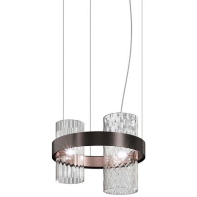 Vistosi Armonia 2-Light Pendant Light - Color: Clear - Size: 2 light - ARMO