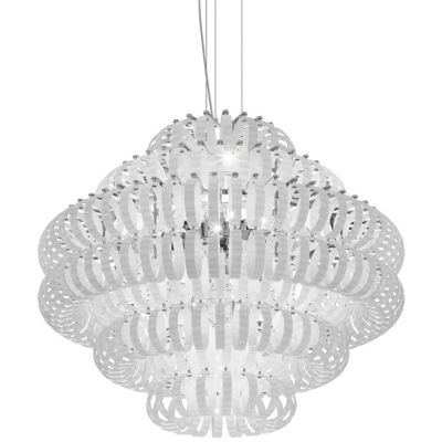 Vistosi Ecos SP Chandelier - Color: White - Size: 5 light - ECOS SP 90 BCRI