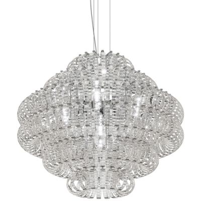 Vistosi Ecos SP Chandelier - Color: Clear - Size: 5 light - ECOS SP 90 CRRI