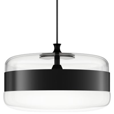 Vistosi Futura SP Pendant Light - Color: Black - Size: 16 - FUTUR SP G B