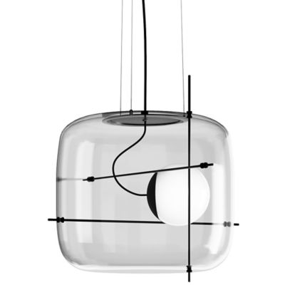 VST1949376 Vistosi Plot Pendant Light - Color: Clear - Size:  sku VST1949376